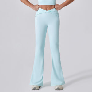 Female Pure Color Tight Hip Lift Quick-drying Casual Sports Trousers
