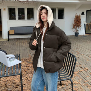 Women's Two-piece Down Jacket With Detachable Sleeves