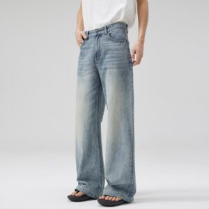 New Light Blue Washed Jeans For Men