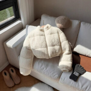 European And American Jacket Lambswool Vintage Coat