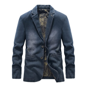 Spring And Autumn Denim Jacket Business Leisure