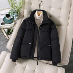 Fashion Down Women's Small Short Winter Cotton-padded Coat Thick Loose