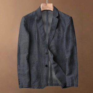 Men's Thin Breathable Single-Western Jacket Under General Anesthesia