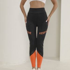 Stitching Printing Fashion Women's Casual Yoga Fitness Pants