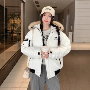 New Korean Style Loose Student Thickened Warm Cotton Coat Coat