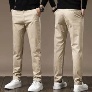 Combed Cotton Light Business Casual Pants Men