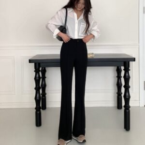 High Waist Slim Fit Suit Casual Pants Drooping Slimming