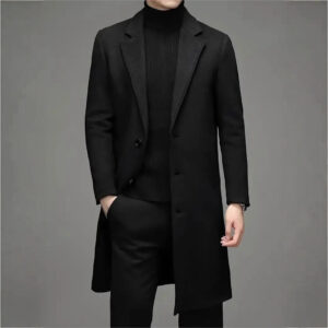 Men's Fashion Casual Slim-fit Woolen Coat