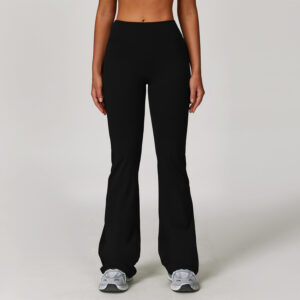 Brushed High Waist Yoga Tight Wide-leg Bell-bottoms