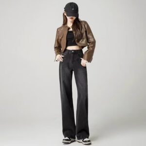High Waist Loose All-match Oversized Long Pants Tide
