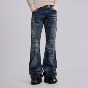 New Slightly Flared Vintage Jeans For Men