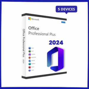Microsoft Office 2024 Pro Plus – Windows – 5 Devices – Lifetime License