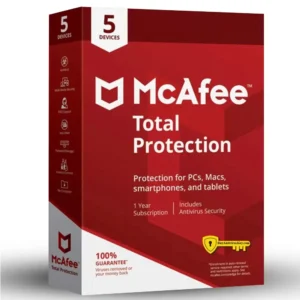McAfee Total Protection – 5 Devices | 1-Year Key Premium Antivirus & Complete Security Suite Product Description